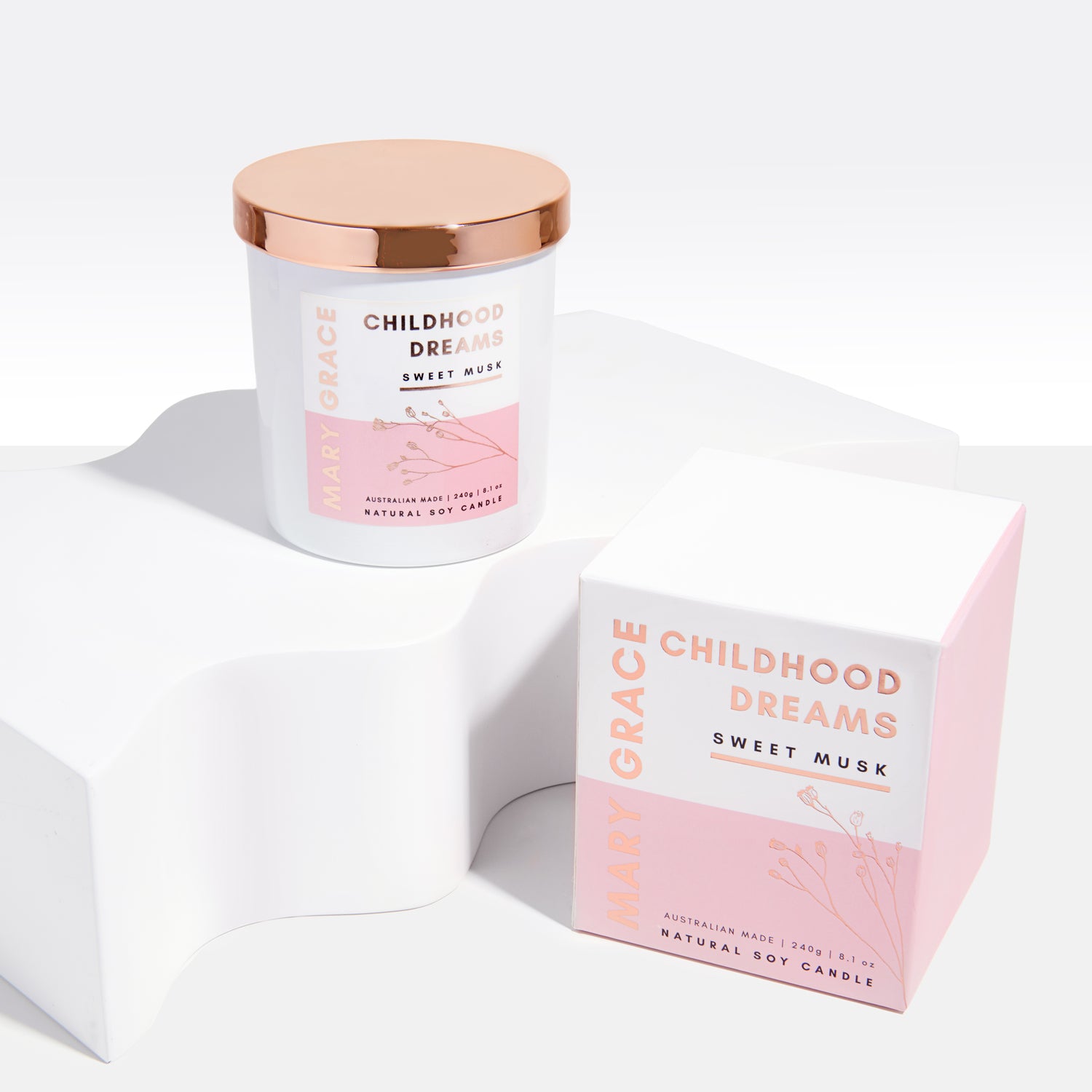 Childhood Dreams - Musk Sticks Jar Candle Jar Candle Candle Soy Candle Mary Grace