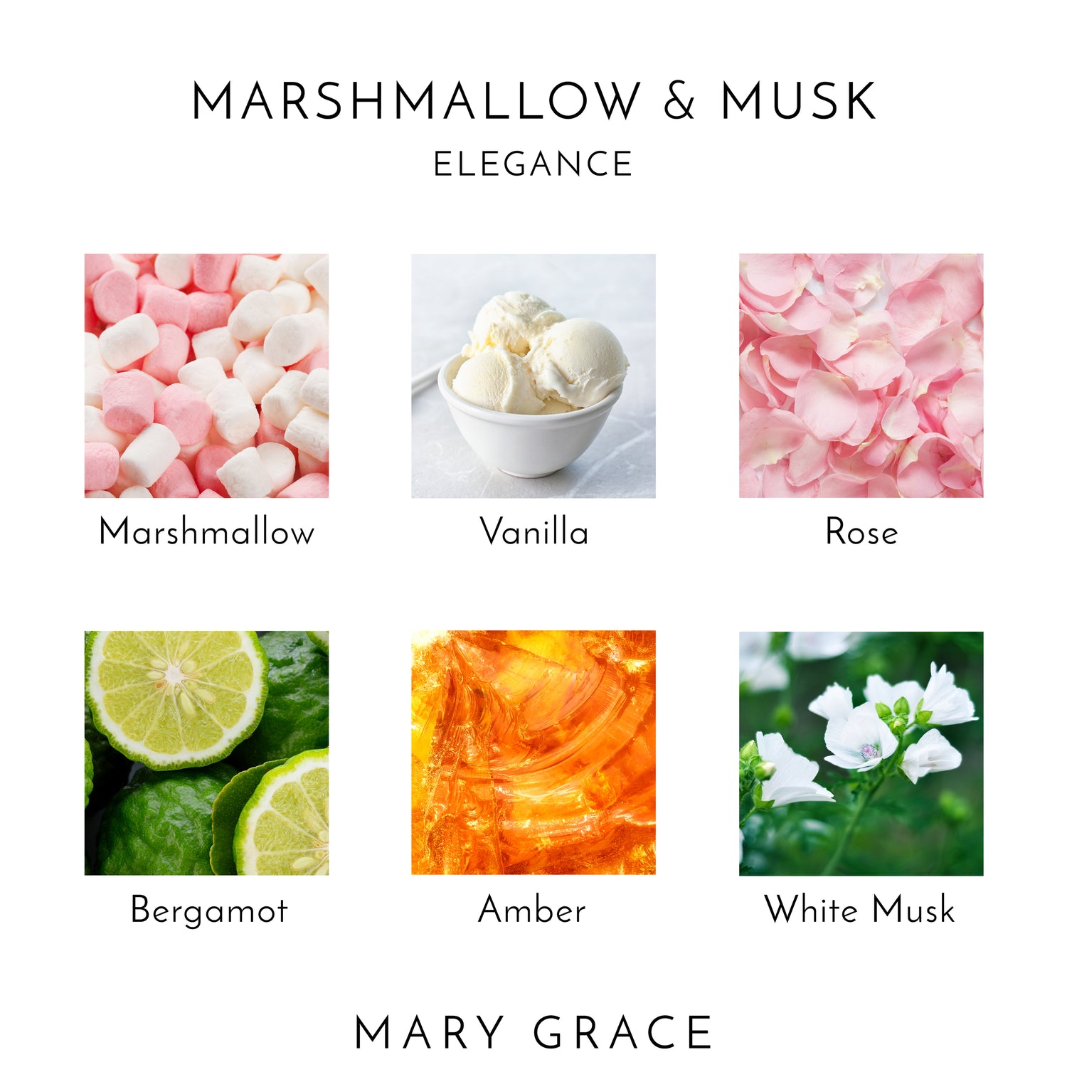 100ml Marshmallow & Musk Eau De Parfum Womens Perfume Mary Grace