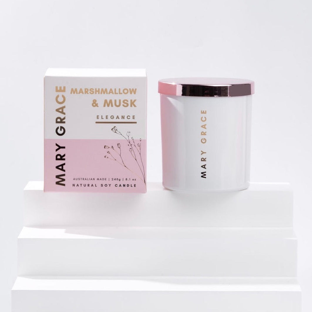 Marshmallow &amp; Musk Jar Candle