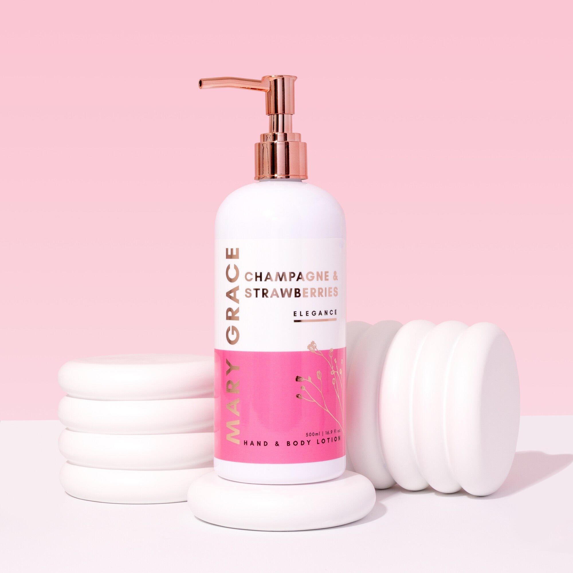 Champagne &amp; Strawberries Hand &amp; Body Lotion 500ml