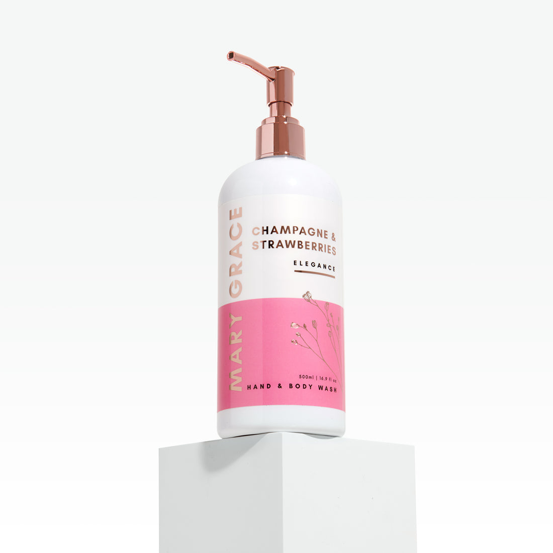 Champagne And Strawberries Hand &amp; Body Wash Body Wash Hand Wash Wash Mary Grace
