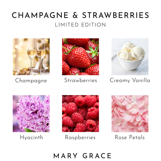 Champagne And Strawberries Hand & Body Wash