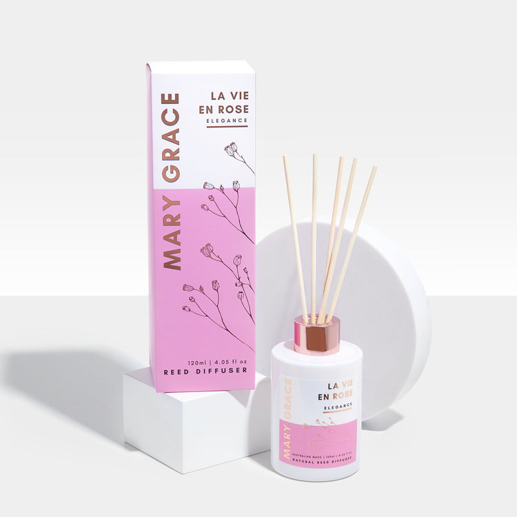 La Vie En Rose Reed Diffuser Diffuser Reed Diffuser Mary Grace
