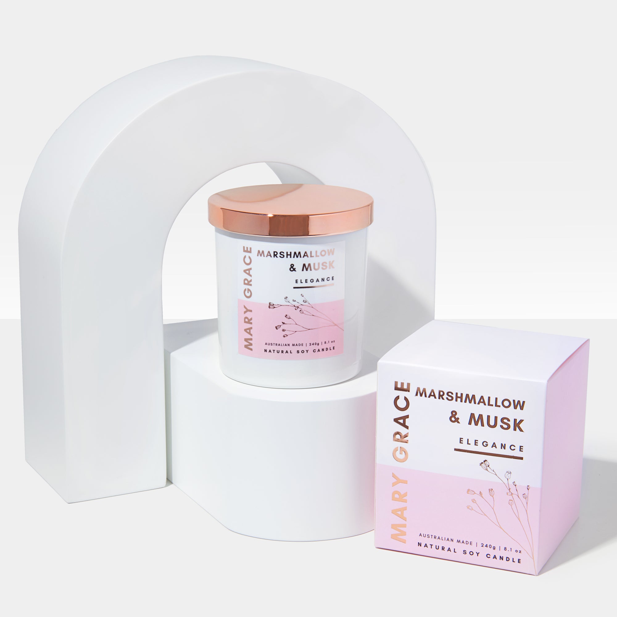 Marshmallow &amp; Musk Jar Candle