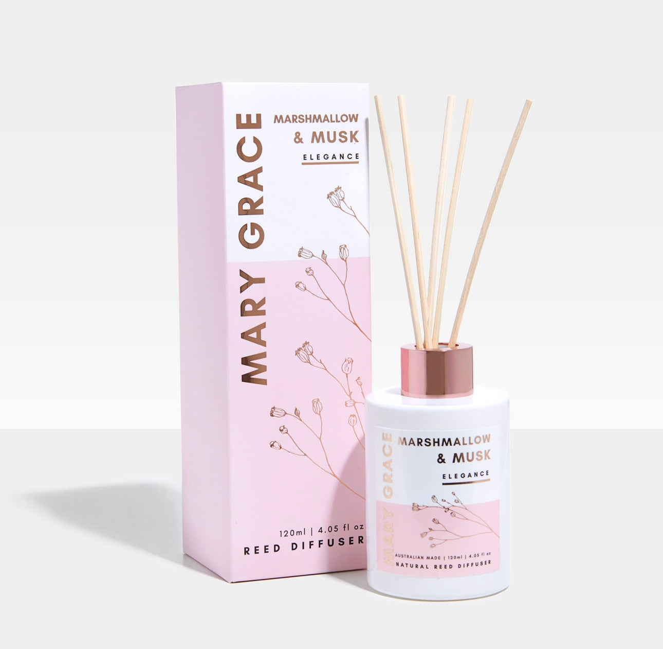 Marshmallow & Musk Diffuser 
Diffuser Reed Diffuser Mary Grace
Musk Sticks Musk