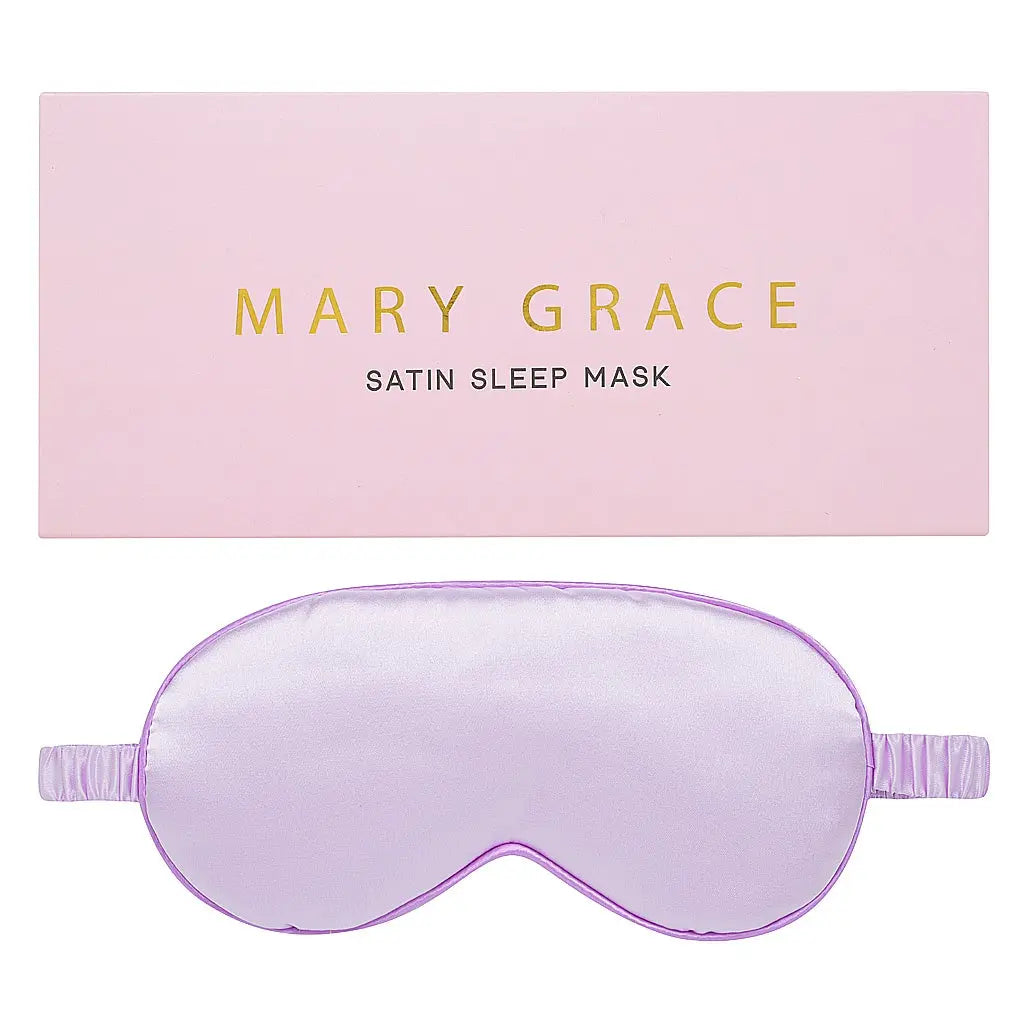 Luxe Satin Sleep Mask - Lilac Mary Grace