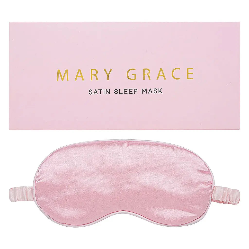 Luxe Satin Sleep Mask - Pink Mary Grace