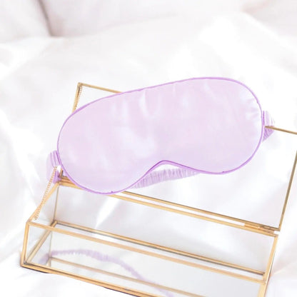Luxe Satin Sleep Mask Lilac Eye Mask Mary Grace Satin Mask